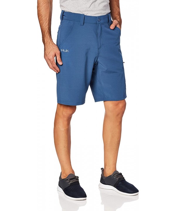 Next Level 10.5" Men's Shorts | Premium Quick Dry Shorts With Adjustable Waistband and Sun Protection - Dark Blue - C71820XZ0...