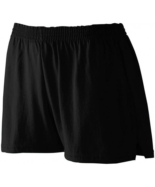 Sportswear Ladies' Trim Fit Jersery Short - Black - C9125XCQDW5 $12.19-Board Shorts