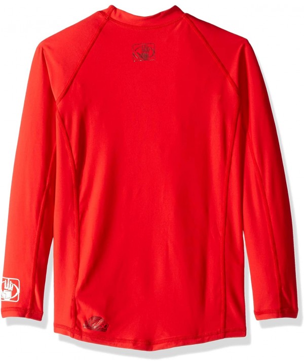 Men's Basic - Red - CD115J9MIQD $22.24-Rash Guards