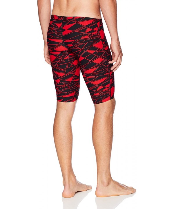 Men's Mantova Jammer Swimsuit - Red - CG18CUUA50N $38.27-Racing