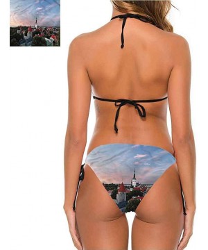 Custom Sexy Swimwear Wanderlust- Narrow Street in Italy Great on All Body Types - Multi 10-two-piece Swimsuit - C619E7CXLED $...