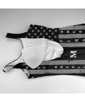 Women Trump MAGA USA Flag One Piece Bathing Suit Monokini Swimsuit Swimwear - Trump Maga Usa Flag - C918T3DLCNS $24.61-Racing