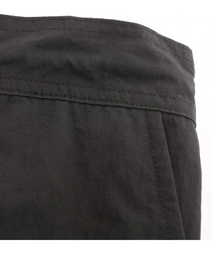 Men's Swim Trunks Quick Dry Beach Shorts with Pockets - Black - C018XOAY3QT $16.24-Board Shorts