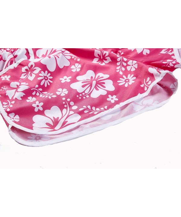 Women's Floral Boardshort - Pink - CB185K5W2R0 $15.12-Board Shorts