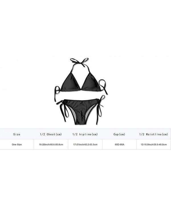 Summer Splash Sea Dolphin Elephant Women Bikini Halter Two Piece Swimsuit Briefs - Cow - C1190R59MGH $17.98-Sets