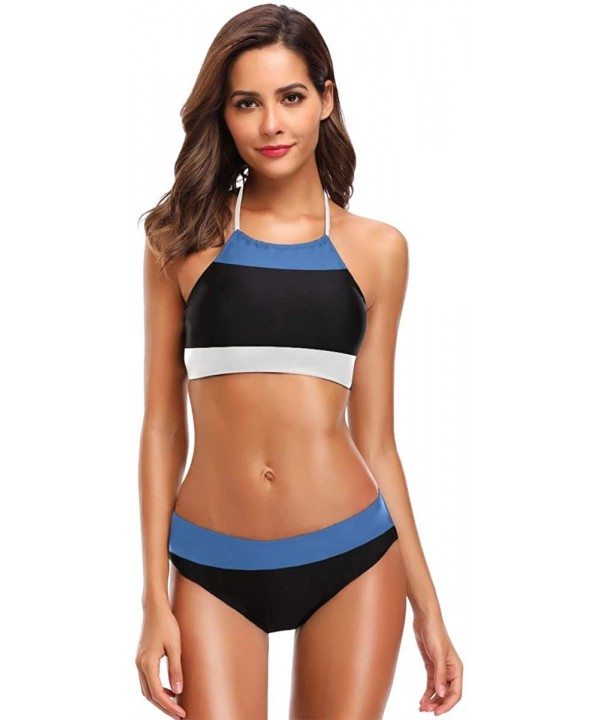 Flag of Greece Bikini Swimwear Swimsuit Beach Suit Bathing Suits for Teens Girls Women - Estonia Flag - CK18R8XT35H $30.68-Sets