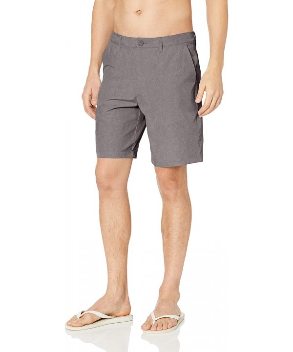 Men's 9" Inseam Hybrid Board Short - Grey Heather - CK18KSEZEY7 $29.60-Board Shorts