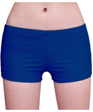 Women Stretch Swim Bottom Sport Board Shorts Solid Tankini Shorts - 3 - CO18U2IOE32 $17.06-Bottoms