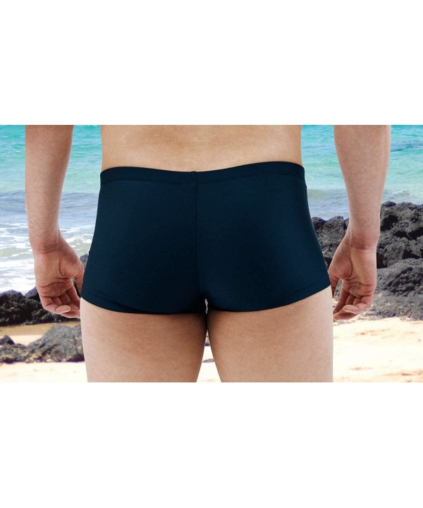 Sexy Men' Side Zip Swimsuit- Sexy Mens Swimwear - Black - CQ11KK6BBDB $18.22-Briefs