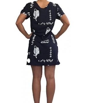 Womens Dress- Beach Cover Up - Navy-11 - CP18CQQ2AOX $9.56-Cover-Ups