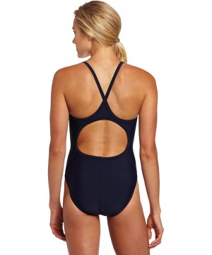 Sport Women's Solid Diamondback Swimsuit - Navy Ii - CN112840XSH $37.76-Racing