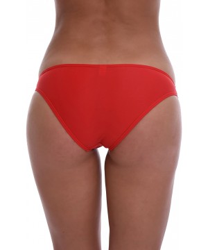 Sexy Women's Bikini Bottom Brief Style - Made in EU Lady Swimwear 108 - Red - CV195LIXEE3 $18.97-Tankinis