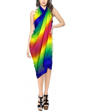 Women's Plus Size Sarong Skirt for The Beach Cover Ups Wrap Full Long C - Multi_z95 - CJ193H2DSLI $16.88-Cover-Ups