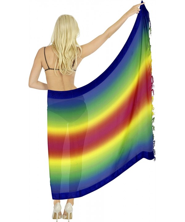 Women's Plus Size Sarong Skirt for The Beach Cover Ups Wrap Full Long C - Multi_z95 - CJ193H2DSLI $16.88-Cover-Ups