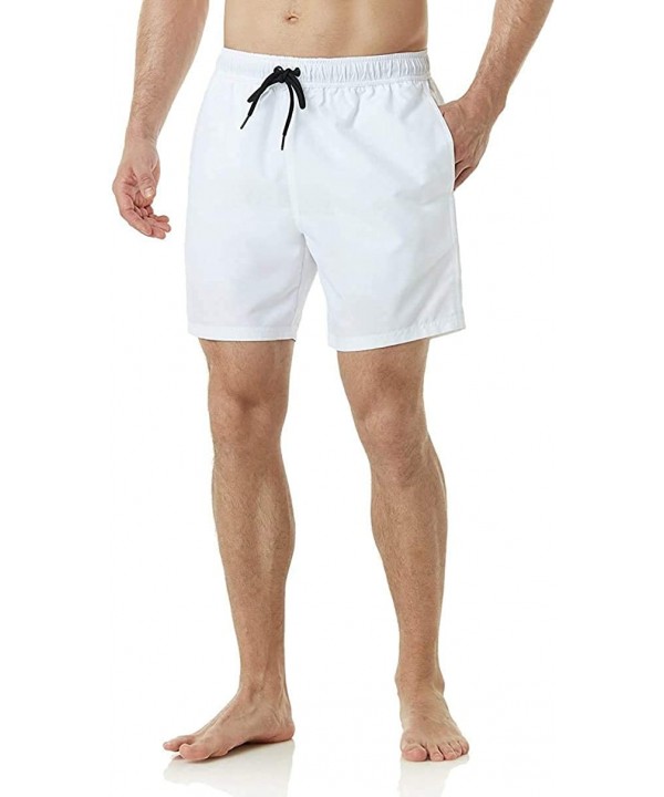 Tennis Ball and Racket Beach Board Shorts Quick Dry Drawstring Swim Trunks - Funny Goat Head Repeat - CZ19C5R0LHD $16.72-Boar...