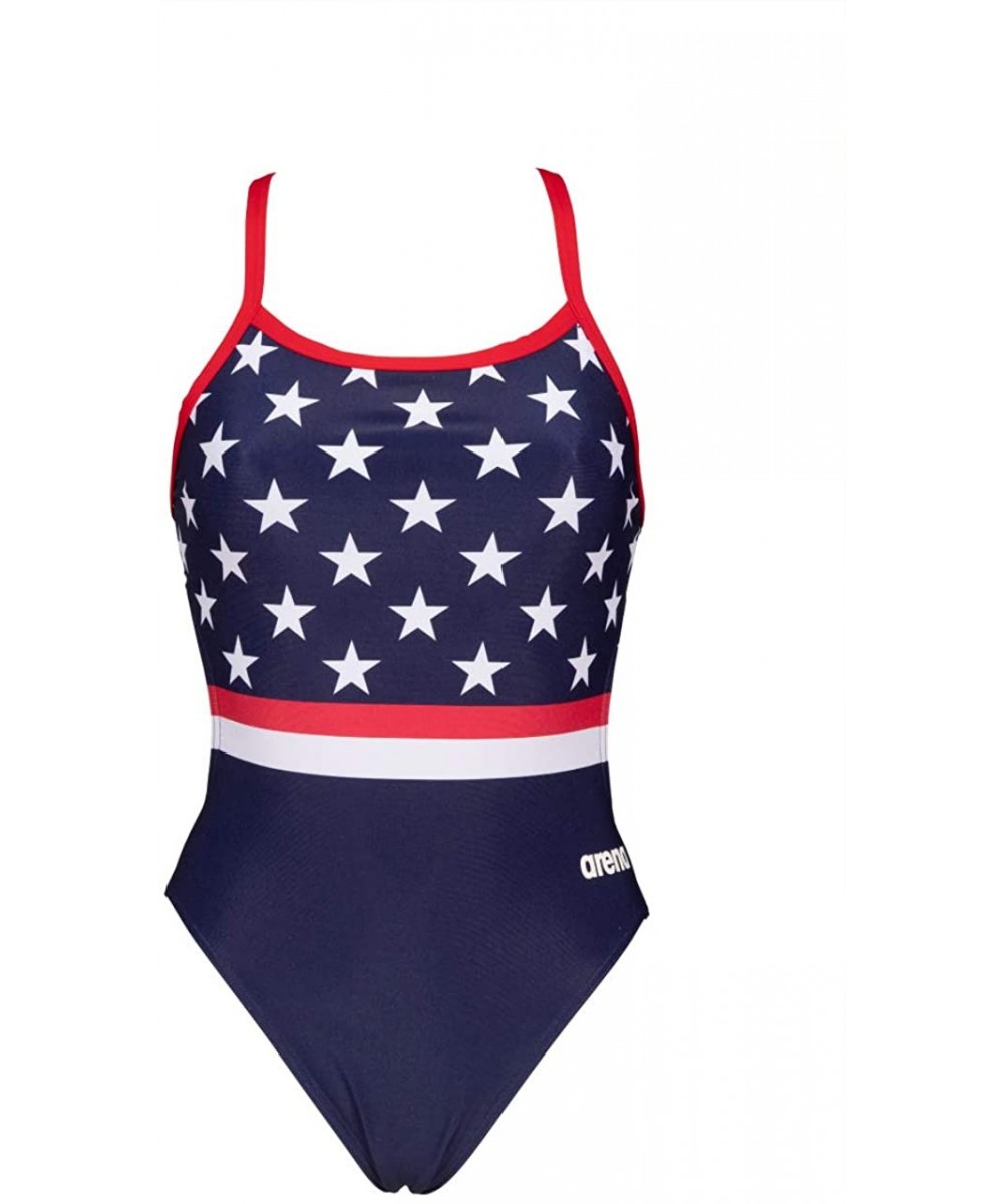 Women's Challenge Back MaxLife One Piece Athletic Training Swimsuit - Official Usa Swimming National Team - CD18UNUGL0T $34.2...