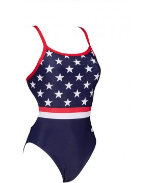 Women's Challenge Back MaxLife One Piece Athletic Training Swimsuit - Official Usa Swimming National Team - CD18UNUGL0T $34.2...