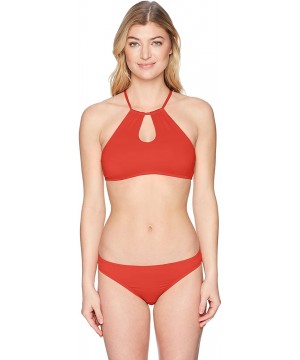 Women's Americana Moderate Coverage Bikini Bottom Swimsuit - Paprika - CZ18724U8SK $44.93-Tankinis