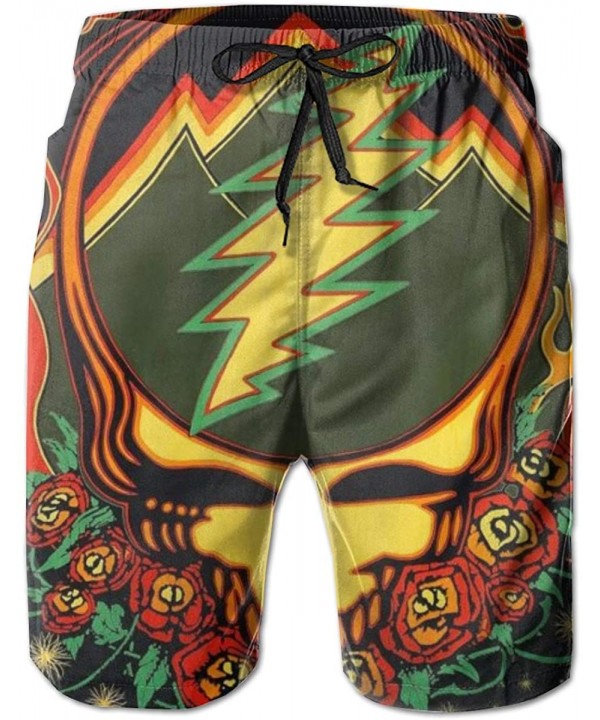 Grateful-Dead Swim Trunks Beach Workout Shorts Boardshorts for Men Teen Big Boys - The Grateful Dead D - CU190SWHL89 $20.94-B...