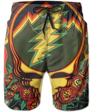 Grateful-Dead Swim Trunks Beach Workout Shorts Boardshorts for Men Teen Big Boys - The Grateful Dead D - CU190SWHL89 $20.94-B...