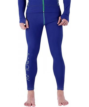 Men's Rash Guard Wetsuits Pants Snorkeling Swimming Legging Canoeing Scub Diving Skin - CL1804MRZCA $30.95-Racing