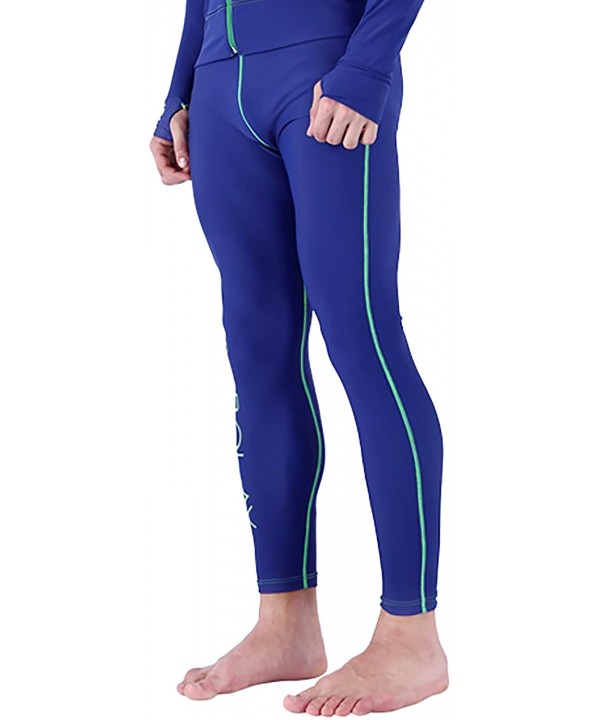 Men's Rash Guard Wetsuits Pants Snorkeling Swimming Legging Canoeing Scub Diving Skin - CL1804MRZCA $30.95-Racing