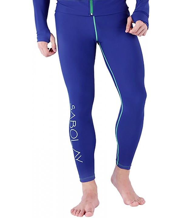 Men's Rash Guard Wetsuits Pants Snorkeling Swimming Legging Canoeing Scub Diving Skin - CL1804MRZCA $30.95-Racing