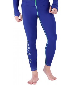 Men's Rash Guard Wetsuits Pants Snorkeling Swimming Legging Canoeing Scub Diving Skin - CL1804MRZCA $30.95-Racing