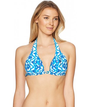 Women's Marilyn Bra Sized Halter Bikini Top Swimsuit - Aquarius - CY18Q75LI34 $18.96-Tops