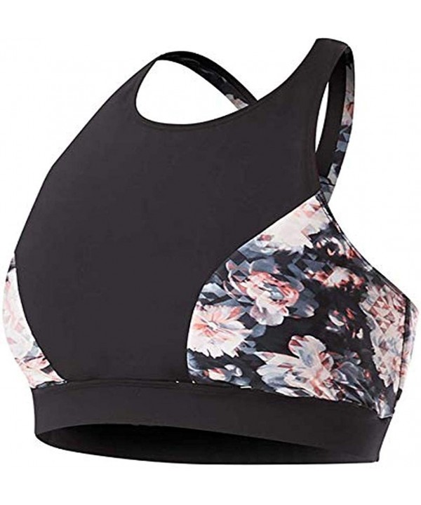 Womens Padma Amira Top - Black/Coral - C318IECTISS $32.15-Racing