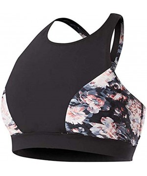 Womens Padma Amira Top - Black/Coral - C318IECTISS $32.15-Racing