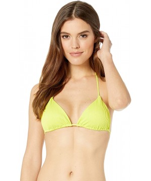 Women's Triangle Top - Glowstick - CH18Q6UMZDA $47.67-Tops