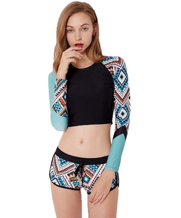 Rash Guard Swimming Suit for Women Swimsuit Swimwear Bathing Suit S-2XL - Multicolor - C418UACE3SD $15.24-Rash Guards