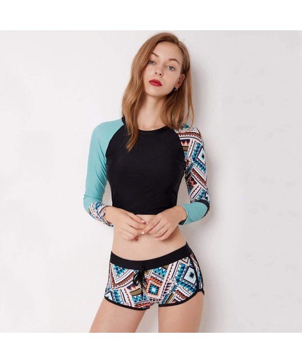 Rash Guard Swimming Suit for Women Swimsuit Swimwear Bathing Suit S-2XL - Multicolor - C418UACE3SD $15.24-Rash Guards