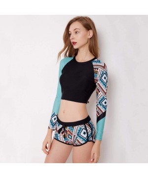 Rash Guard Swimming Suit for Women Swimsuit Swimwear Bathing Suit S-2XL - Multicolor - C418UACE3SD $15.24-Rash Guards