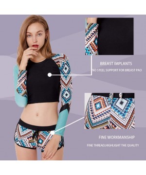 Rash Guard Swimming Suit for Women Swimsuit Swimwear Bathing Suit S-2XL - Multicolor - C418UACE3SD $15.24-Rash Guards