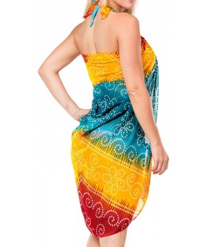 Women's Sarong Swimwear Cover-Up Wrap Tie Skirt Plus Size Full Long J - Green_f591 - CV1202KV1N9 $13.05-Cover-Ups