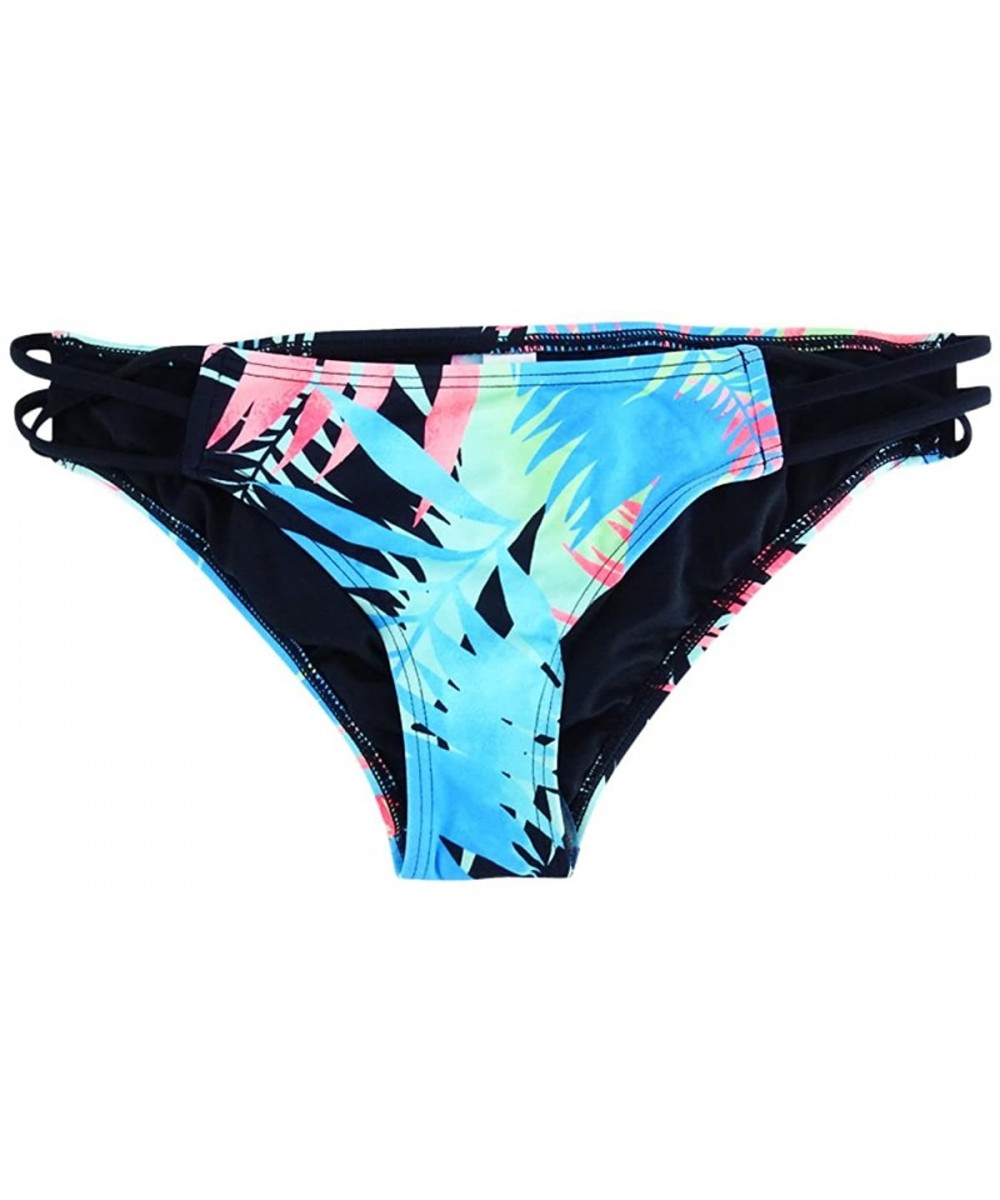 Women's Stunner Strappy Hipster Bikini Bottom - Multi Print - CM182H80LSW $15.02-Tankinis