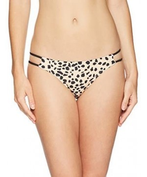 Women's Swimwear Trina Thin Double Strap Bikini Bottom - Leopard Print - C6187LLY73G $20.30-Bottoms