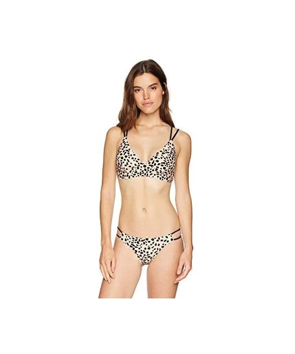 Women's Swimwear Trina Thin Double Strap Bikini Bottom - Leopard Print - C6187LLY73G $20.30-Bottoms