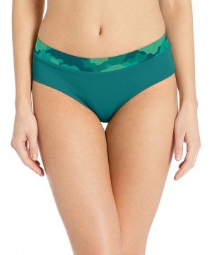 Women's Boy Short Bikini Bottom Swimsuit - Precious Cargo Summer Jade - CC18M4NTNMU $29.27-Tankinis