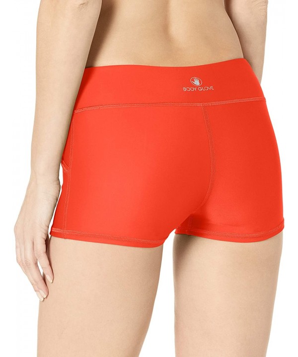 Women's Rider Elastic Waist Hybrid Swim Short with UPF 50+ - Smoothie Spark - CD18ZE6OWGK $35.72-Bottoms