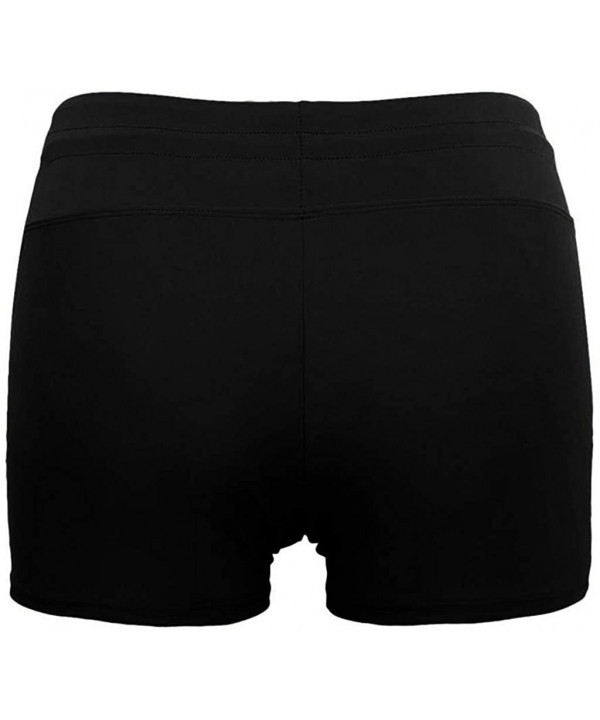 Women Swimsuit Shorts Tankini Swim Briefs Plus Size Bottom Boardshort Swim Short - Black - CR19CCZCSCQ $10.88-Bottoms