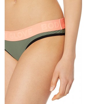 Women's Lola Low Rise Cheeky Bikini Bottom Swimsuit - Cactus Color Block - CM1869890LK $37.01-Bottoms