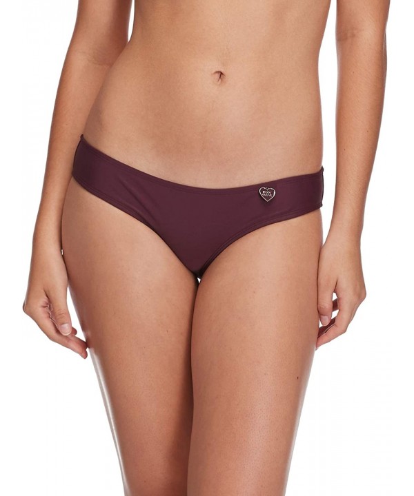 Women's Smoothies Eclipse Solid Surf Rider Bikini Bottom Swimsuit - Porto - CU18HW6EU2W $32.00-Bottoms