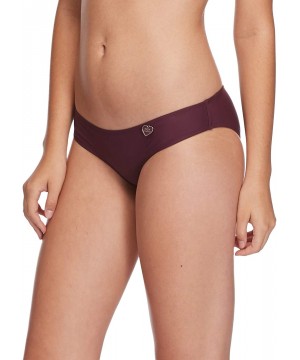 Women's Smoothies Eclipse Solid Surf Rider Bikini Bottom Swimsuit - Porto - CU18HW6EU2W $32.00-Bottoms