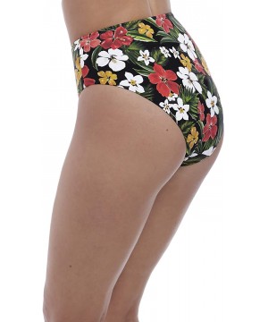 Tiki Bar High-Waist Bikini Bottom - Multi - CI18QW2RIU5 $30.98-Tankinis