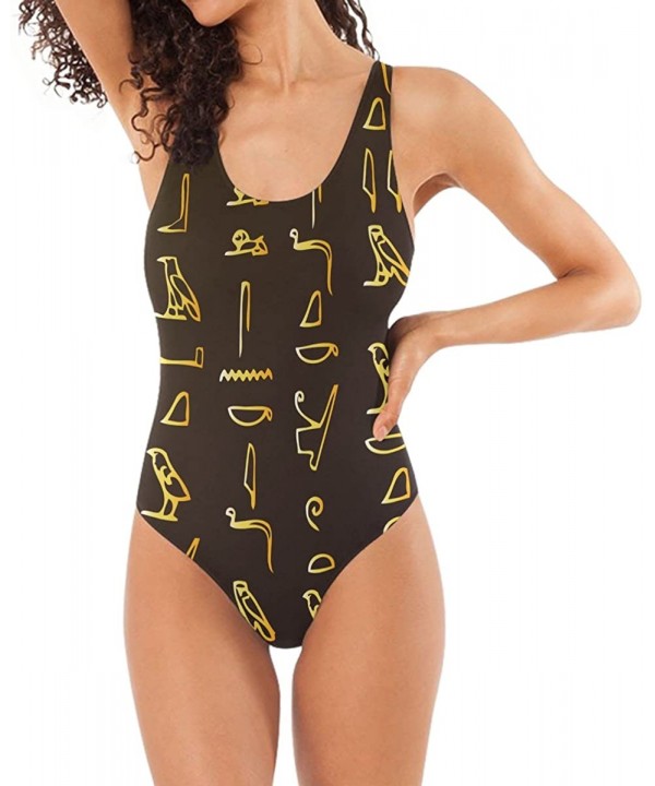 Egyptian Decor Women's One Piece Swimsuit Swimwear Bathing Suit - CV18E38T006 $29.83-One-Pieces