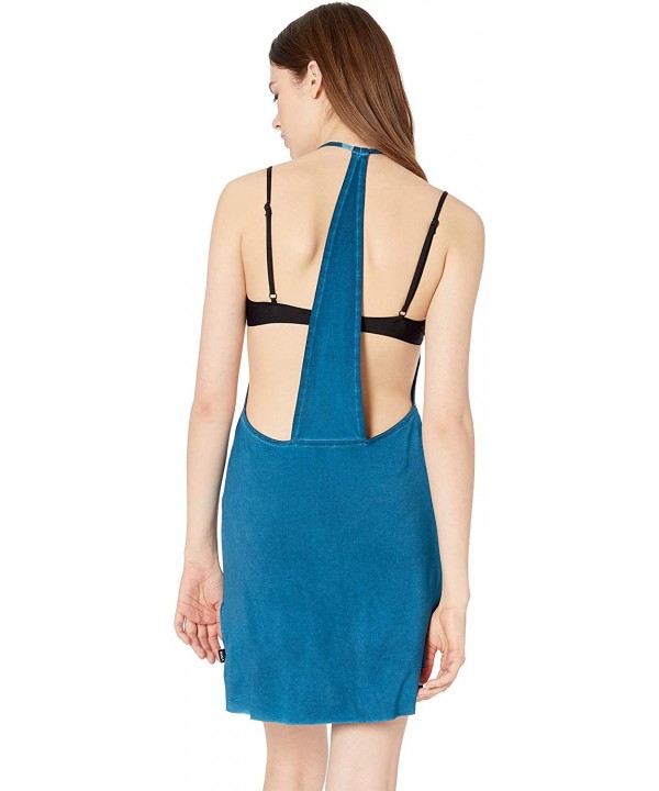 Women's Backside Mini Dress Cover-up - Poseidon Blue - CB18I03ATQU $41.70-Cover-Ups