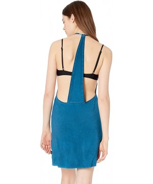 Women's Backside Mini Dress Cover-up - Poseidon Blue - CB18I03ATQU $41.70-Cover-Ups